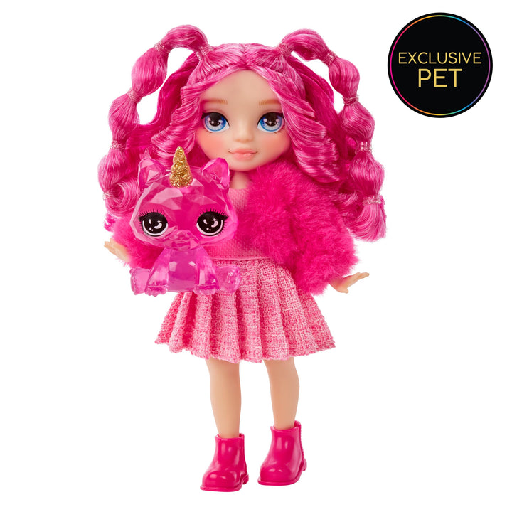 Muñeca Articulada Magenta Monroe 14 Cm Con Gatito Rosa Y Accesorios - Imagen 5