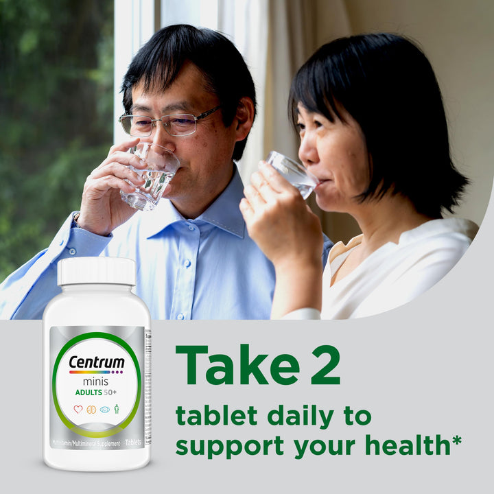 Centrum Minis Adulto 50 Plus Multivitaminico Salud Cognitiva Y Osea - Imagen 3