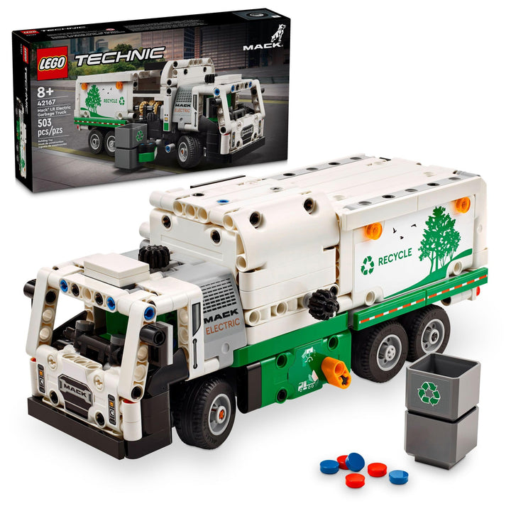 LEGO Technic Camión de Basura Eléctrico Mack LR 42167 Juguete para Niños a Partir de 8 Años - Imagen 1
