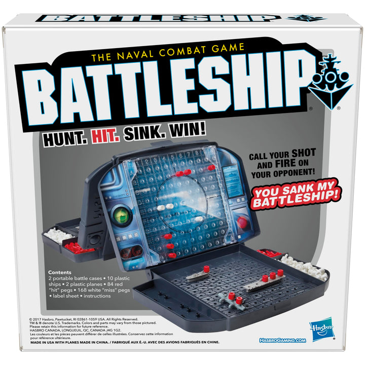 Juego De Mesa Battleship Con Aviones Y Barcos Edición Exclusiva De Estrategia - Imagen 3