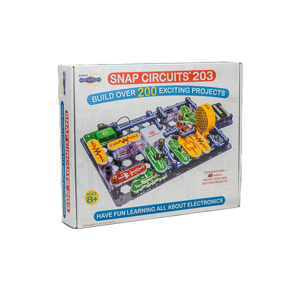 Snap Circuits 203 Electronics Discovery Kit Juguete Educativo Electrónica STEM para Niños - Imagen 1