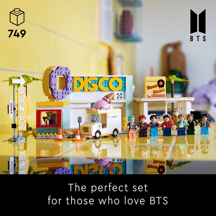 Lego Ideas BTS Dynamite 21339 Set Con 7 Minifiguras K-pop Para Adultos - Imagen 3