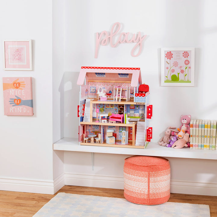 Kidkraft Casa De Muñecas Chelsea Con Muebles Idea Perfecta Para Regalar - Imagen 4