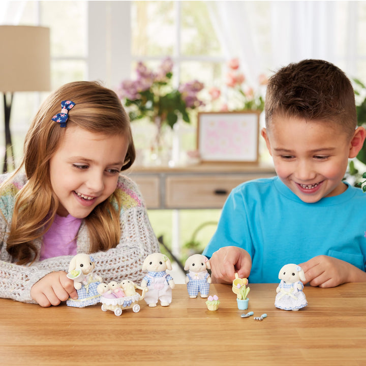 Flora Rabbit Family Calico Critters Juego 5 Figuras para Niños Estimula Creatividad - Imagen 4