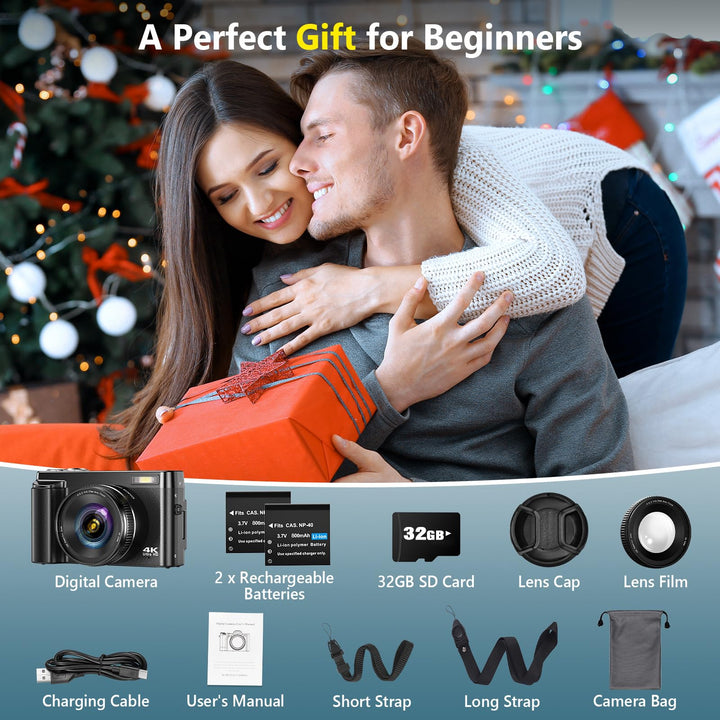 Camara Digital 4K Femivo Para Vlogging Y Fotografia 48MP Con Enfoque Automático - Imagen 7