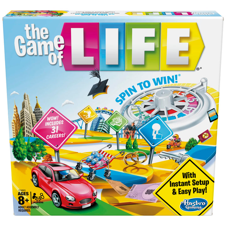 Juego De Mesa The Game Of Life Hasbro Para 8 Años En Adelante Diversión Familiar - Imagen 1