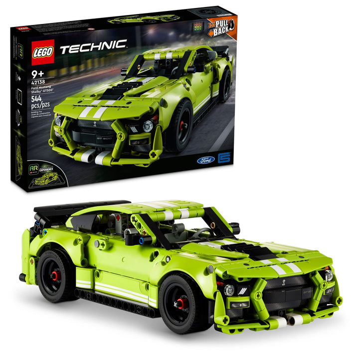 Lego Technic Ford Mustang Shelby GT500 42138 Modelo de Auto de Carreras con Realidad Aumentada - Imagen 1
