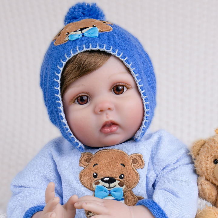 Muñeca Bebe Real Reborn Niño Recien Nacido 55 Cm - Imagen 3