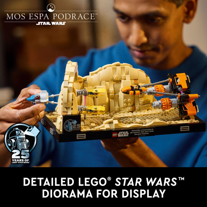 Lego Star Wars Diorama Mos Espa Podrace Modelo 75380 Set Para Adultos - Imagen 2