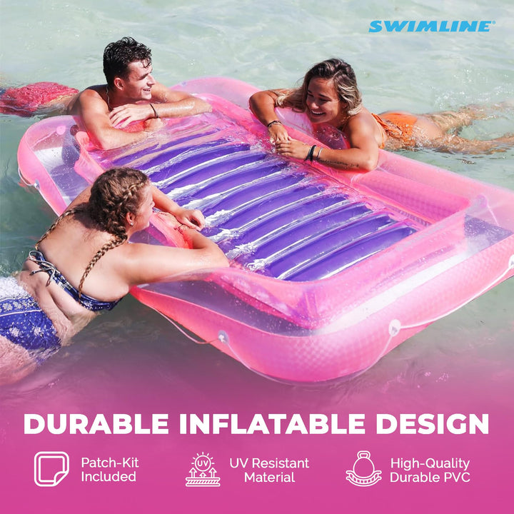 Swimline Suntan Tub Flotador Inflable con Reposacabezas para Bronceado y Relax en Piscina y Patio - Imagen 7