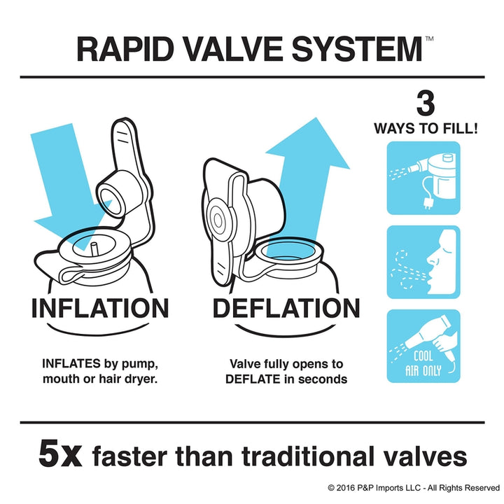 Flotador Inflable GoFloats Cisne Para Piscina 45 Pulgadas Con Válvula Rápida - Imagen 5