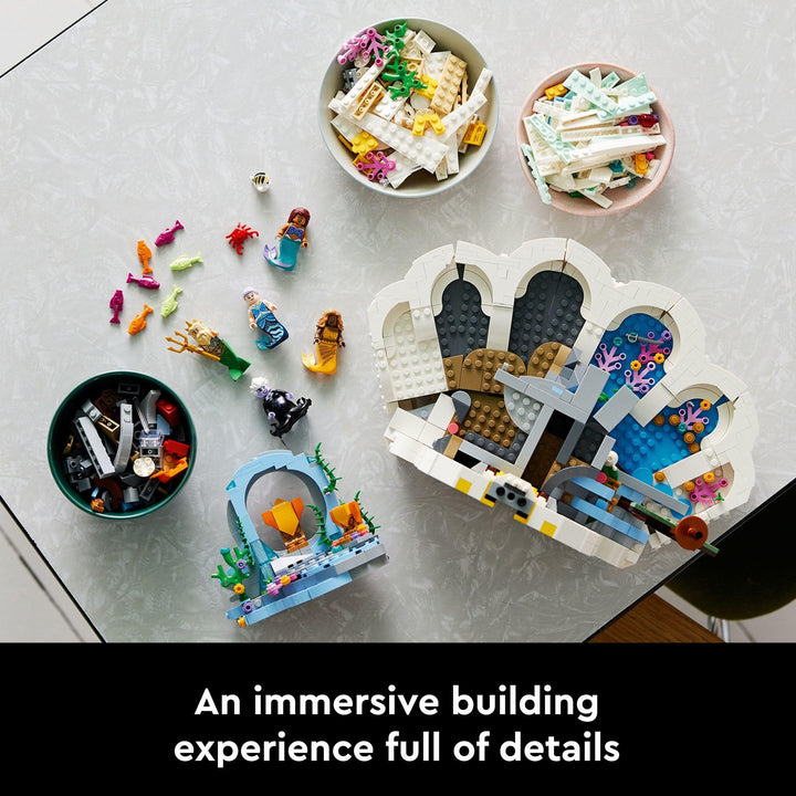 Juego De Construcción Disney Princess 43225 Con Ariel Úrsula Y Tritón - Imagen 5