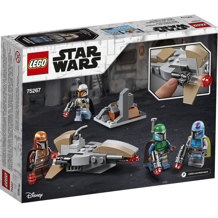 LEGO Star Wars Mandalorian Battle Pack 75267 Minifiguras y Speeder Bike para Niños - Imagen 5