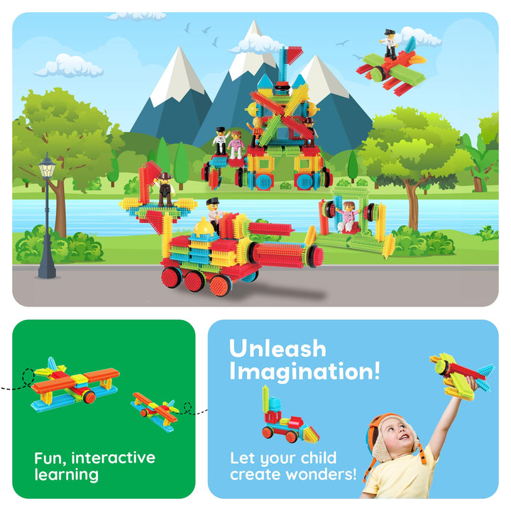 Juego de Bloques Erizo PicassoToys 116 Piezas STEM para Niños - Imagen 6