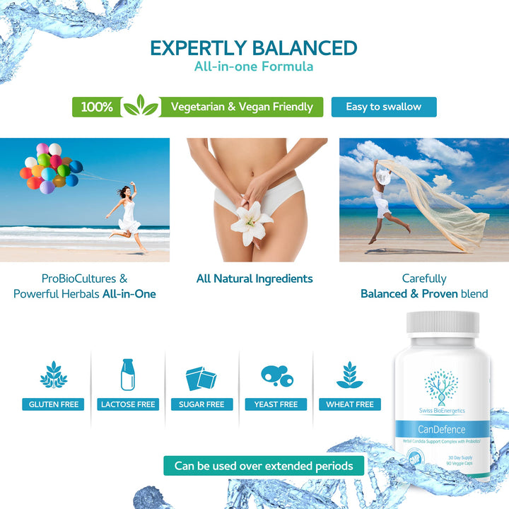Candefense Candida Cleanse 90 Cápsulas Apoyo Y Alivio Natural - Imagen 5