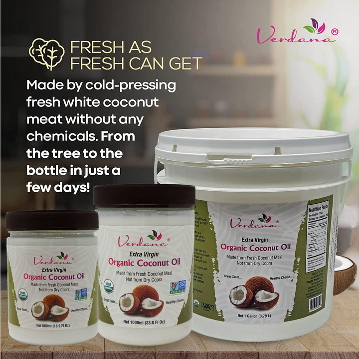 Aceite De Coco Extra Virgen Orgánico Prensado En Frío Ideal Para Cocina Y Belleza - Imagen 5