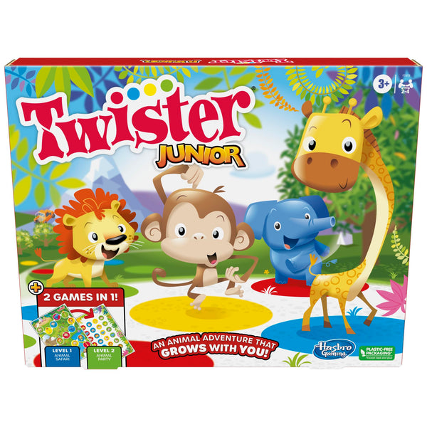 Juego Infantil Twister Junior Animal Adventure Dos Juegos En Uno - Imagen 1