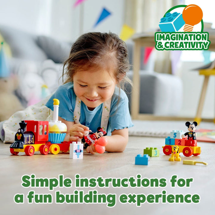 LEGO DUPLO DISNEY MICKEY MINNIE TREN DE CUMPLEAÑOS 10941 JUEGO DE 22 PIEZAS - Imagen 6