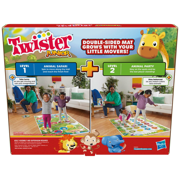 Juego Infantil Twister Junior Animal Adventure Dos Juegos En Uno - Imagen 2