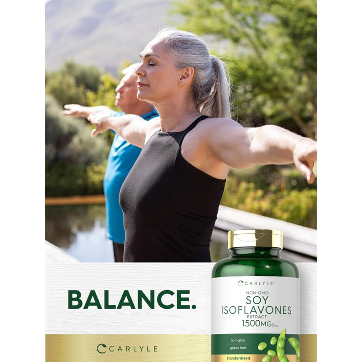 Isoflavonas De Soja Carlyle 1500 Mg 200 Cápsulas Sin Gluten - Imagen 7