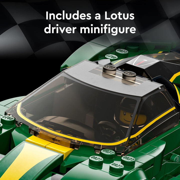 Speed Champions Lotus Evija 76907 Coche de Carreras de Juguete con Minifigura para Niños - Imagen 5