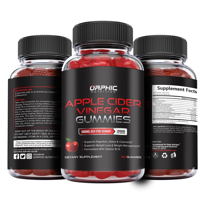 Vinagre De Sidra De Manzana 1000mg Gomitas - Imagen 7