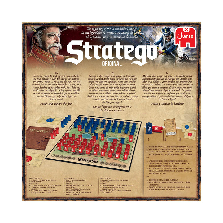 Stratego Juego De Mesa Original 2 Jugadores Estrategia A Partir De 8 Años - Imagen 3