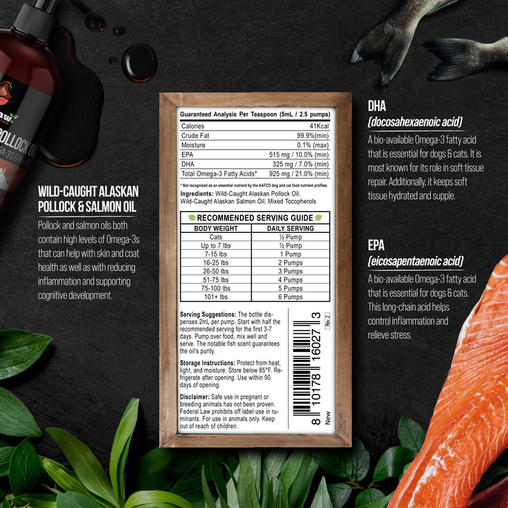Aceite De Salmón Omega 3 Para Perros Y Gatos Piel Sana - Imagen 3
