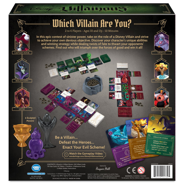 Ravensburger Disney Villainous Juego de Estrategia Para 2-6 Jugadores Aventura de Villanos - Imagen 7
