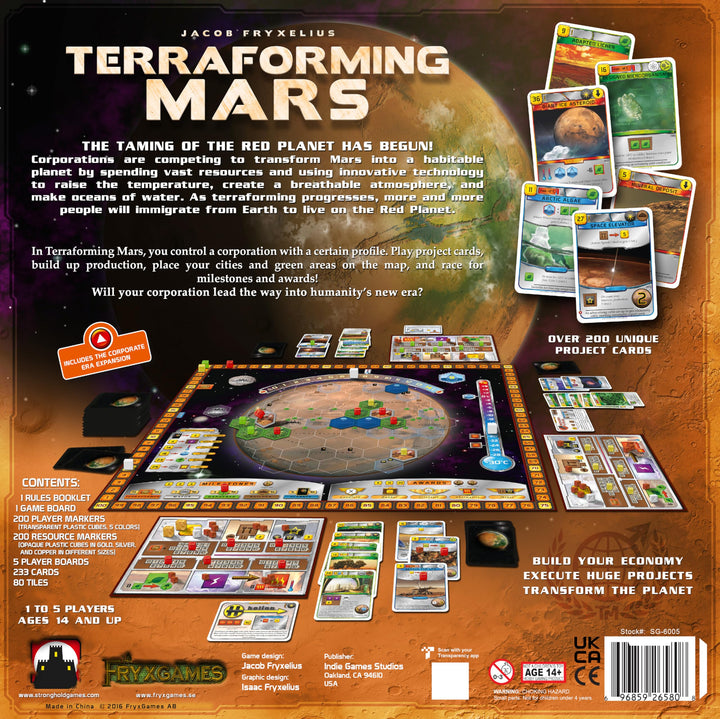 Terraforming Mars Juego De Mesa Para Adultos Estrategia Y Aventura Espacial - Imagen 6