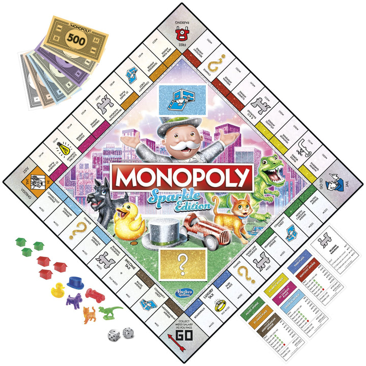 Juego De Mesa Monopoly Sparkle Edition Exclusivo Amazon - Imagen 3