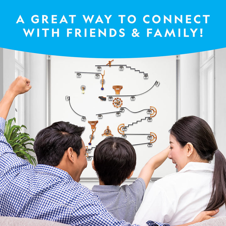 Juego de Construcción Magnético 75 Piezas Laberinto Canicas National Geographic STEM - Imagen 7