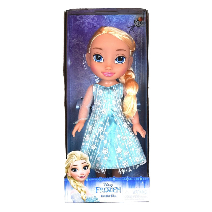 Muñeca Frozen Elsa 14 Pulgadas Vestido Brillante Juguete Para Niños Pequeños - Imagen 3