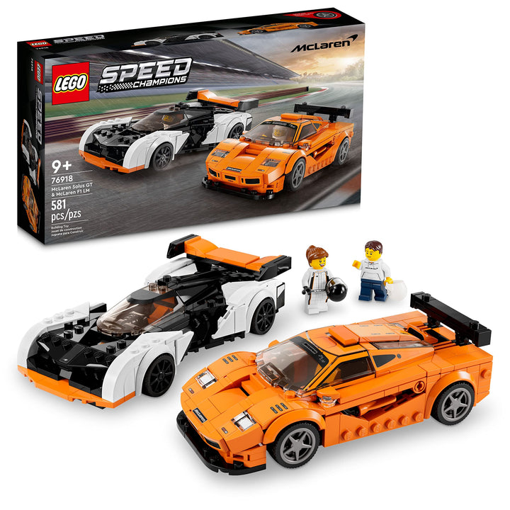 Lego Speed Champions McLaren Solus GT Y F1 LM 76918 Set De Construcción - Imagen 1