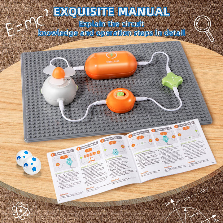 Kit De Circuitos Para Niños 3-12 Años 25 Piezas 64 Proyectos STEM Electrónica Bricolaje - Imagen 7