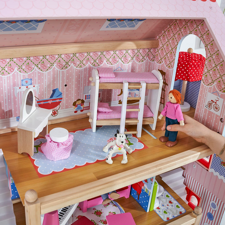 Kidkraft Casa De Muñecas Chelsea Con Muebles Idea Perfecta Para Regalar - Imagen 6