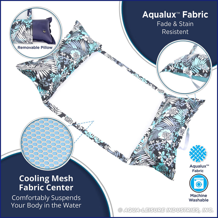 Aqua Deluxe Resort Quality Monterey Hammock Flotador De Piscina PVC Grueso Multiusos - Imagen 3