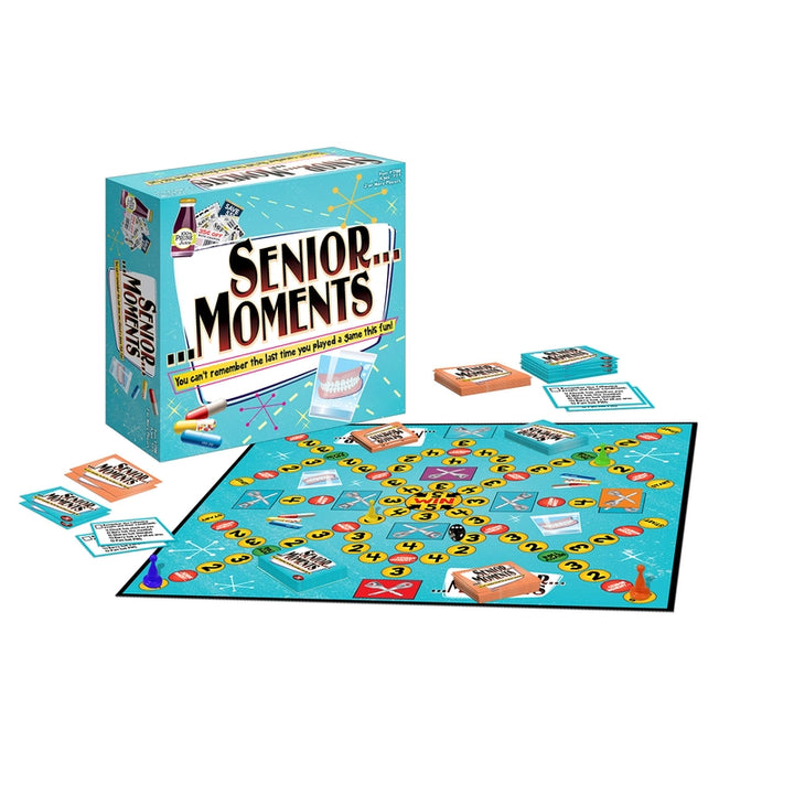 Juego de Mesa Senior Moments Para 2-8 Jugadores Perfecto Para Regalo de Cumpleaños 40-60 Años - Imagen 1