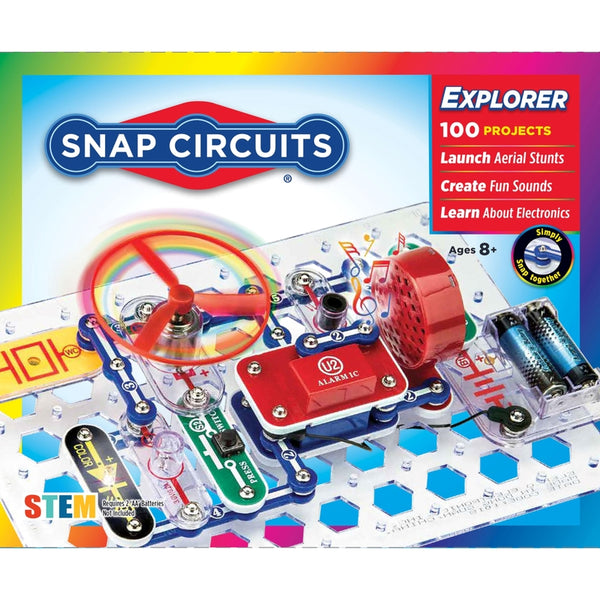Kit Circuits Jr SC-100 Elenco Electrónica para Niños de 8 años Más de 100 Proyectos de Circuitos - Imagen 1