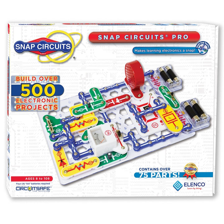 Snap Circuits Pro SC-500 Kit Electrónico 500 Proyectos de Circuítos Sin Soldadura - Imagen 5