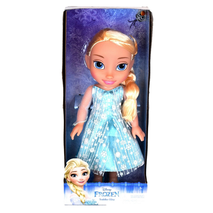 Muñeca Frozen Elsa 14 Pulgadas Vestido Brillante Juguete Para Niños Pequeños - Imagen 4