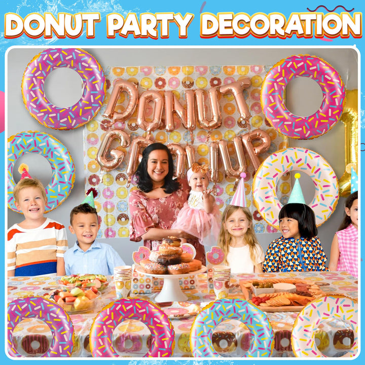 Donas Inflables 24 Pulgadas Paquete De 4 Para Niños Juguetes De Piscina Verano - Imagen 4