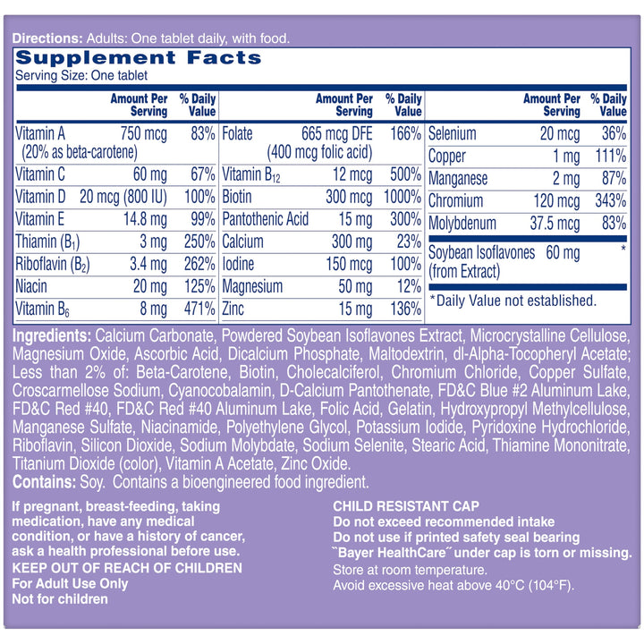 Menopausia Multivitaminico One A Day Mujeres Sofocos Y Salud Osea - Imagen 7