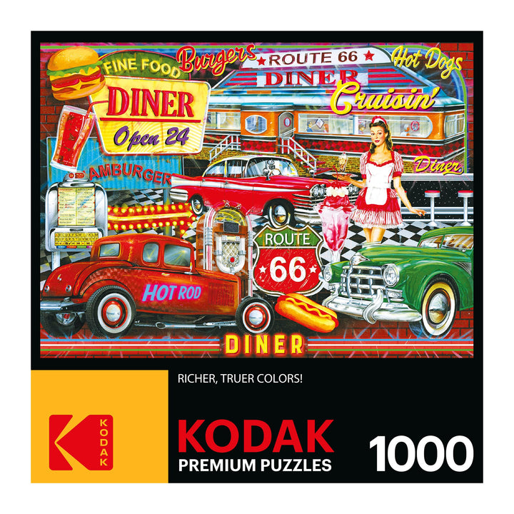 Rompecabezas 1000 Piezas Kodak Diner Diseño Retro Calidad Premium - Imagen 4