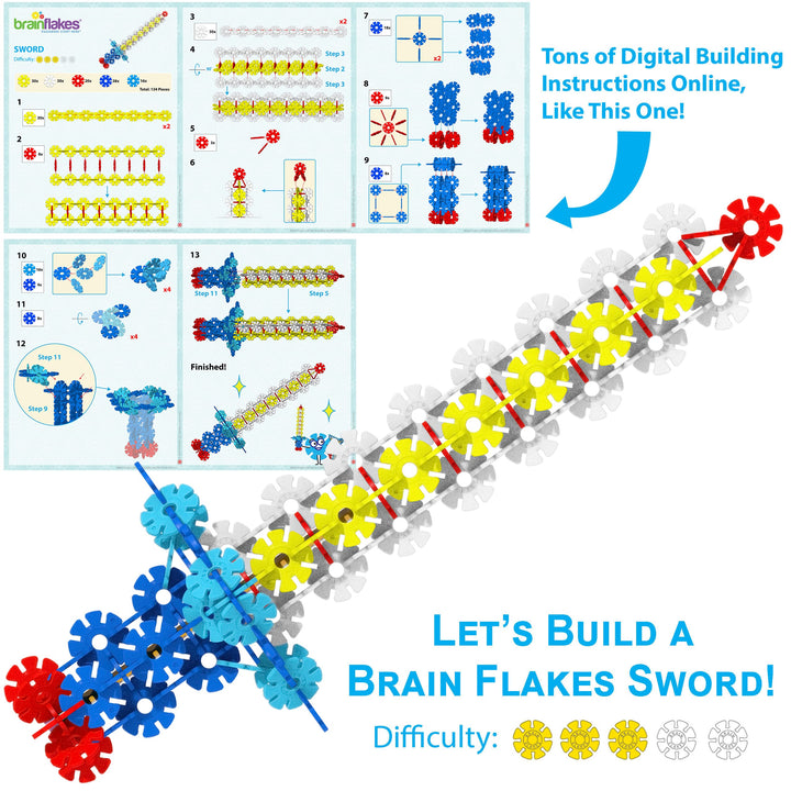 VIAHART Brain Flakes Juego de 500 Discos de Construcción Creativa para Niños - Imagen 7