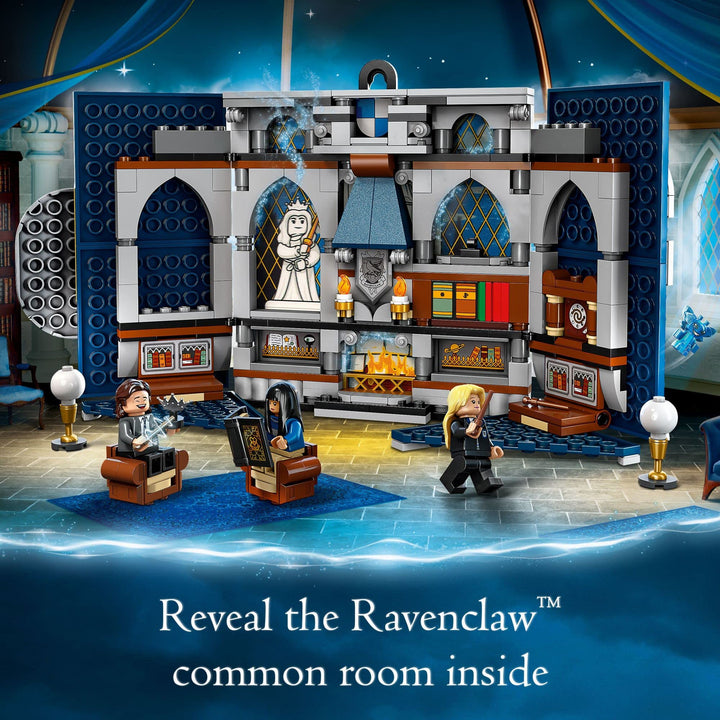 Harry Potter Ravenclaw House Banner Kit 76411 3D Decoración Pared con Minifiguras - Imagen 5