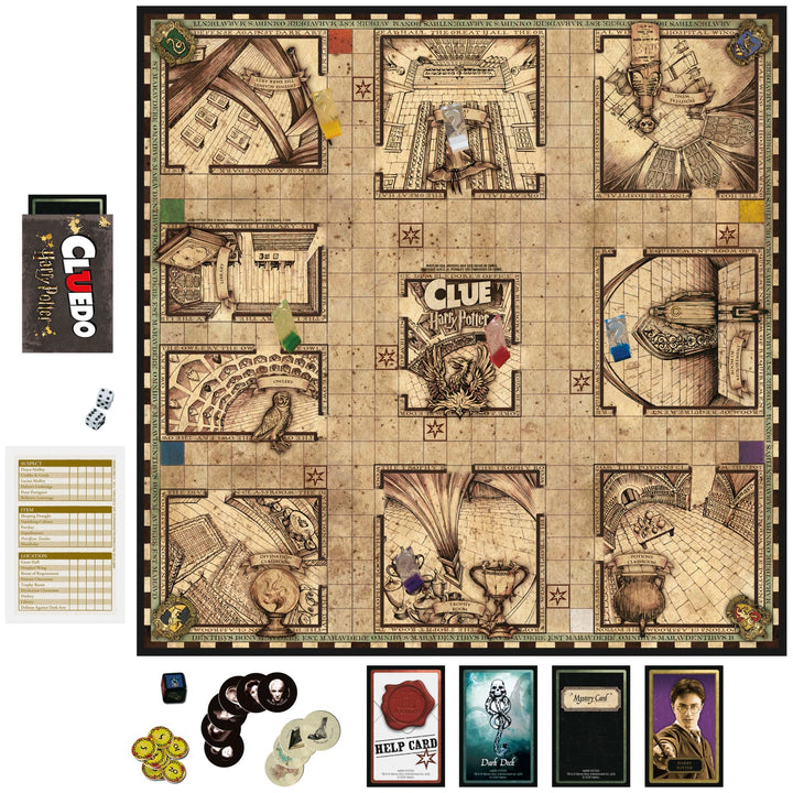 Clue Wizarding World Harry Potter Edition Juego de mesa para toda la familia - Imagen 4