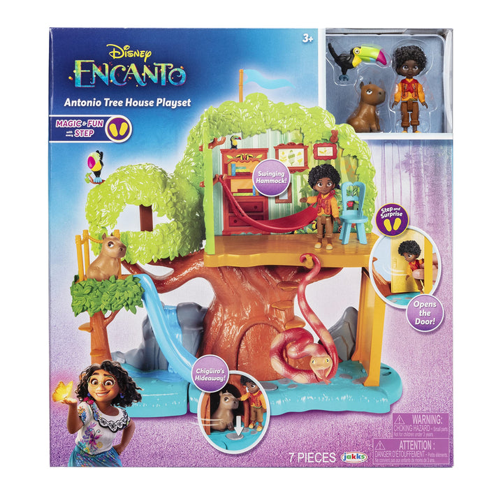 Juego Casa Del Árbol De Antonio Encanto De Disney Con Muñeca Y Mascota Café - Imagen 7