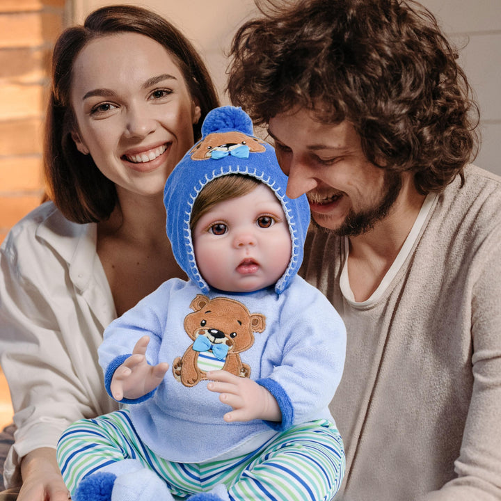 Muñeca Bebe Real Reborn Niño Recien Nacido 55 Cm - Imagen 6