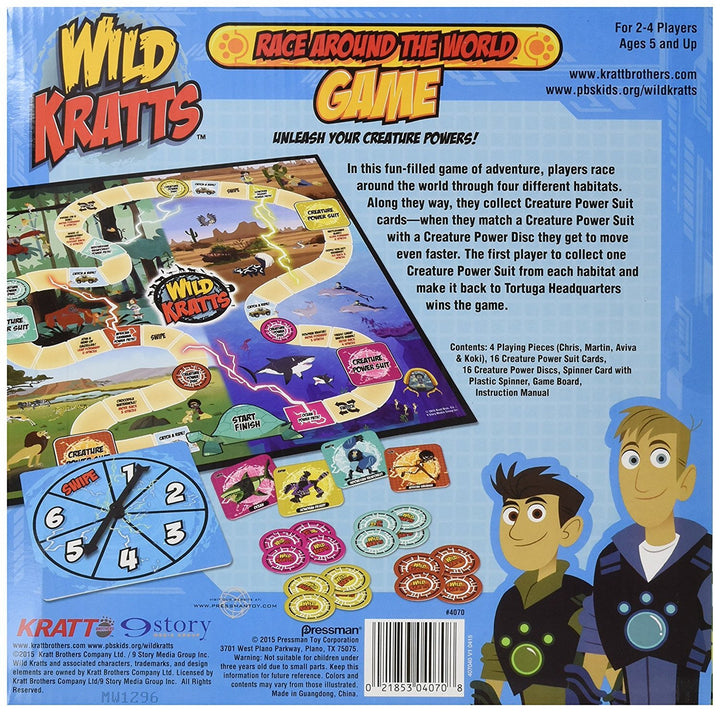 Juego De Mesa Los Kratts Salvajes Aventuras Educativas Desde Los 5 Años - Imagen 4